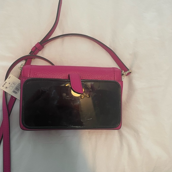 Michael Kors Leather Phone CrossBody - Picture 12 of 13